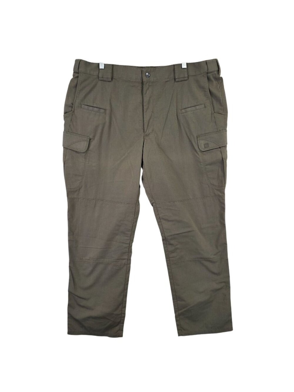 Mens 5.11 Tactical Series Brown Cargo Ripstop Pants Polyester Blend Size 40X32